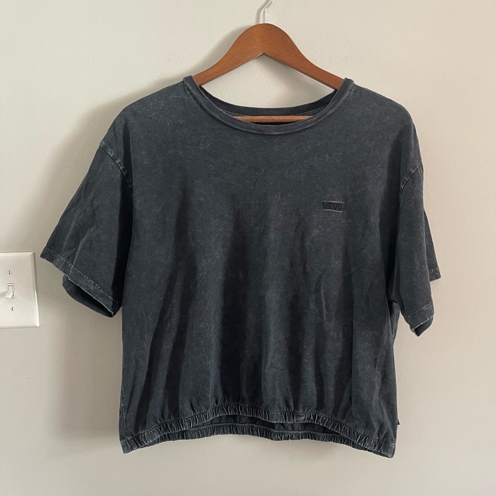 VGUC Vans Acid Wash Black Tee, sz XL